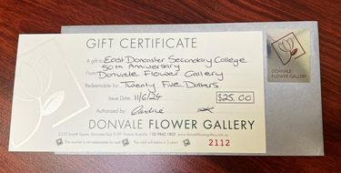 Donvale Flower Gallery $25 Voucher - Hero Image