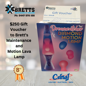 $250 Voucher + Lava Lamp - Hero Image