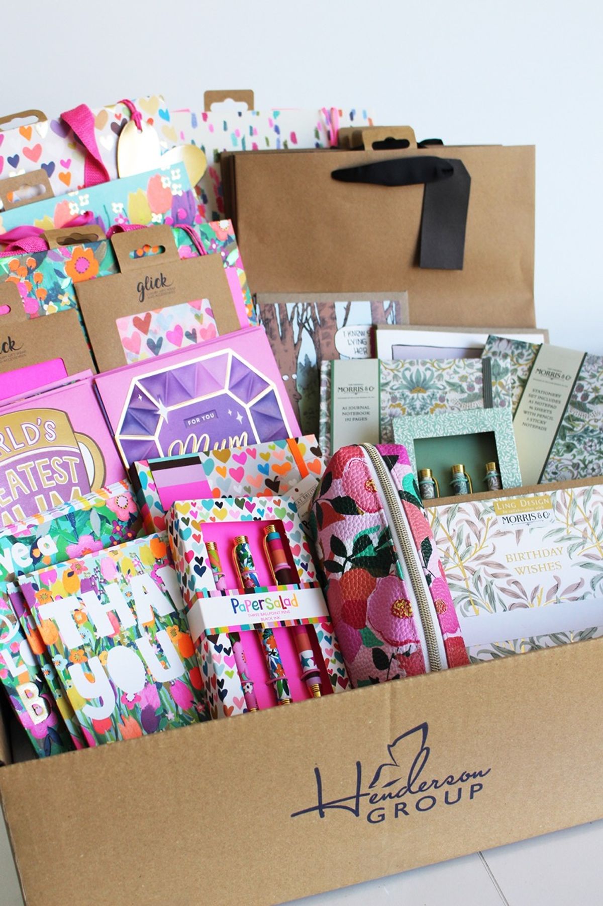 Henderson Greetings - Hamper of Greeting Cards, Gift Packaging and Luxury Stationery - Hero image