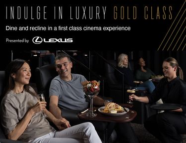 Gold Class Cinema Voucher - Hero Image