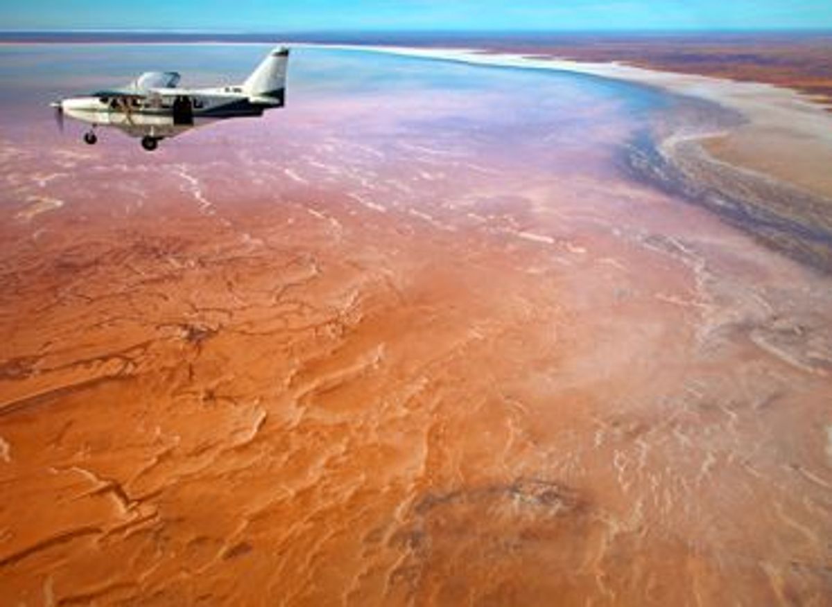 Wrightsair 1-hour Lake Eyre (Kati Thanda) flight for two from William Creek, South Australia. - Hero image