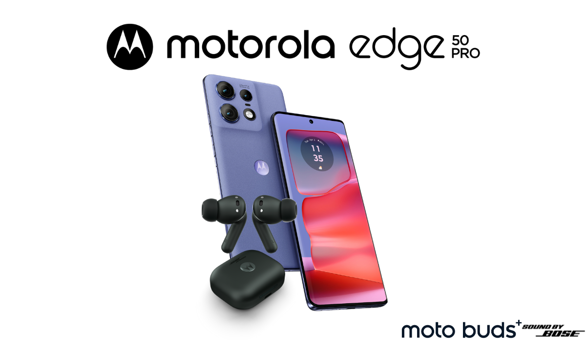 motorola edge 50 Pro & moto buds - Hero image