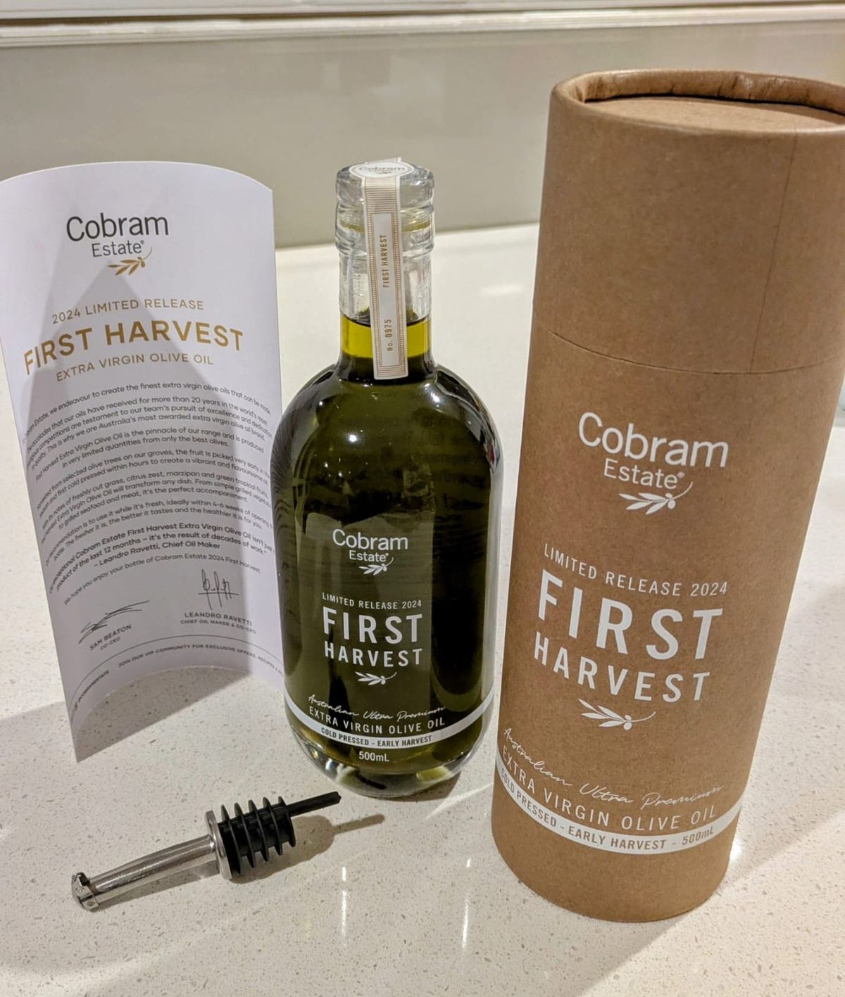 Limited Edition Cobram Estate First Harvest 2024 - Hero image