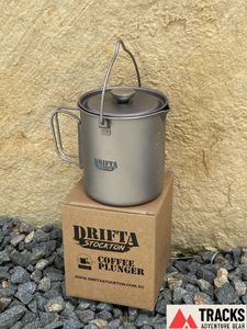 Drifta Stockton Titanium Coffee Plunger - Hero Image