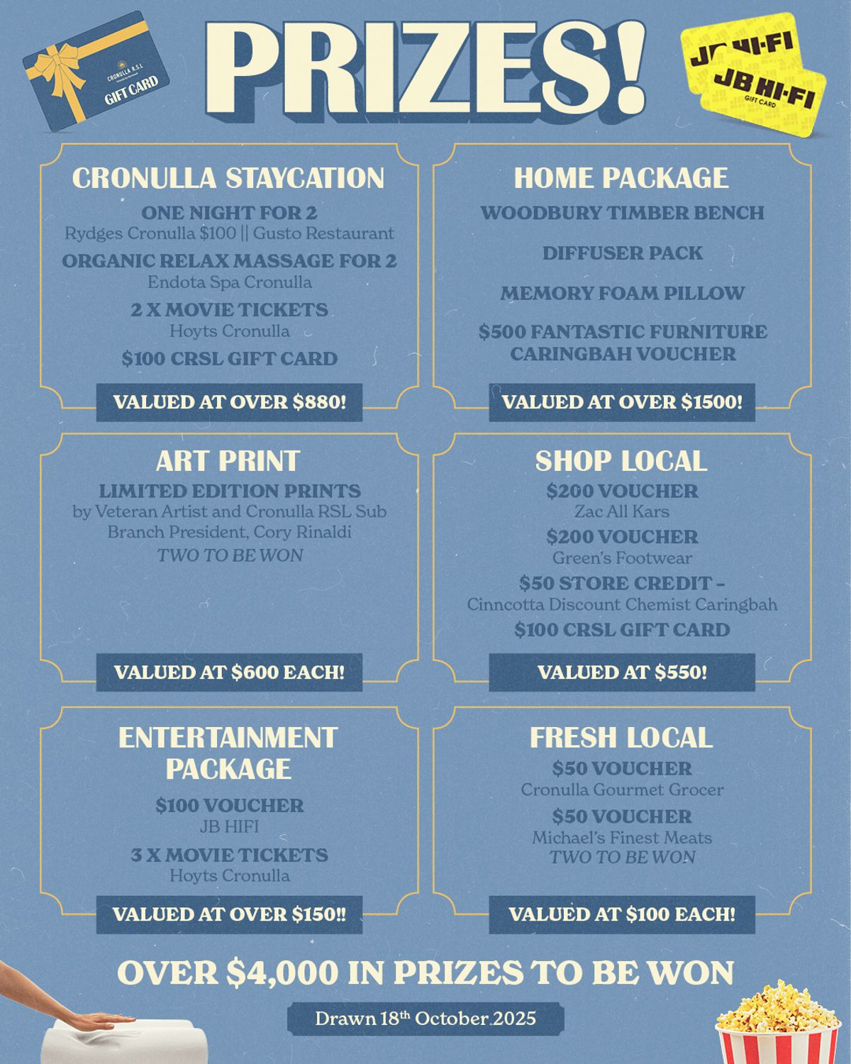 RaffleTix | Cronulla RSL Sub Branch 100 Years Celebration Raffle