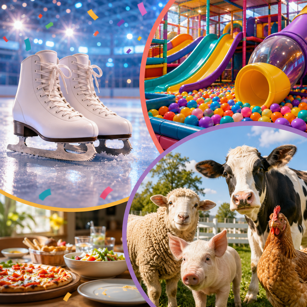 Family Fun Trio - Ice, Play & Farm A - Hero image