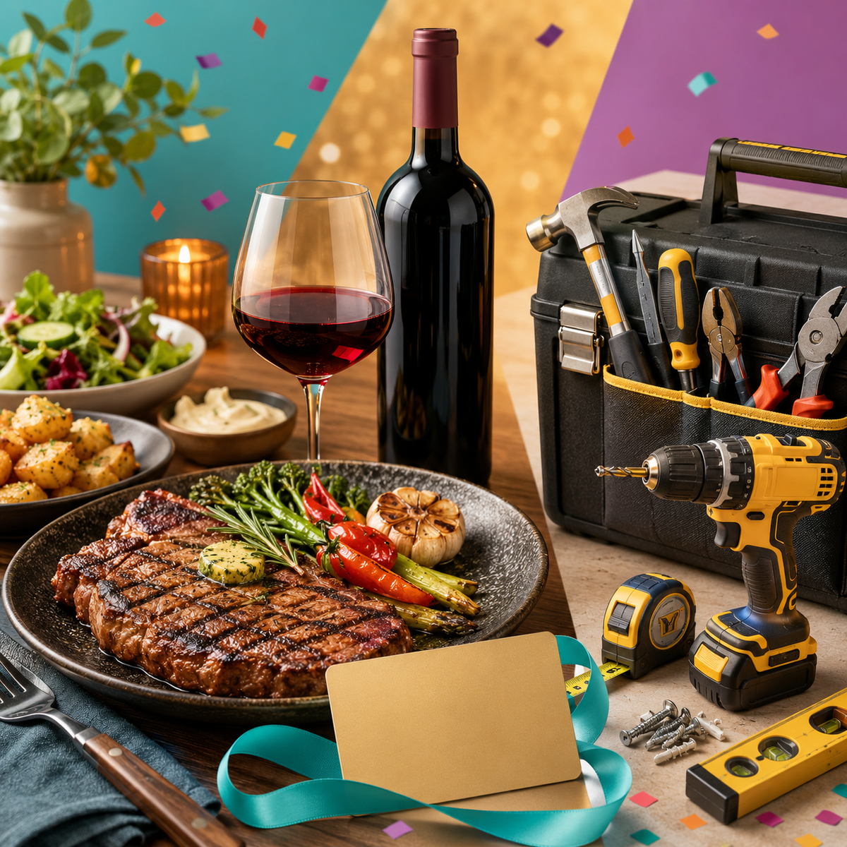 Steak, Wine & Weekend Projects B - Hero image