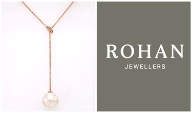 South Sea Pearl Rose Gold Necklase - Hero Image
