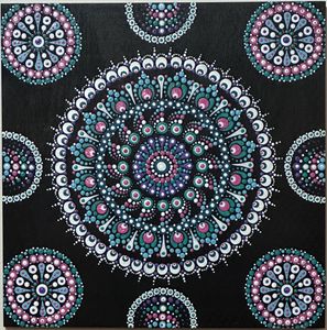 Circles mandala by local artist - Bindala Dots - Hero Image