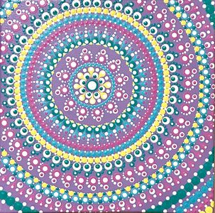 Pastel mandala by local artist - Bindala Dots - Hero Image