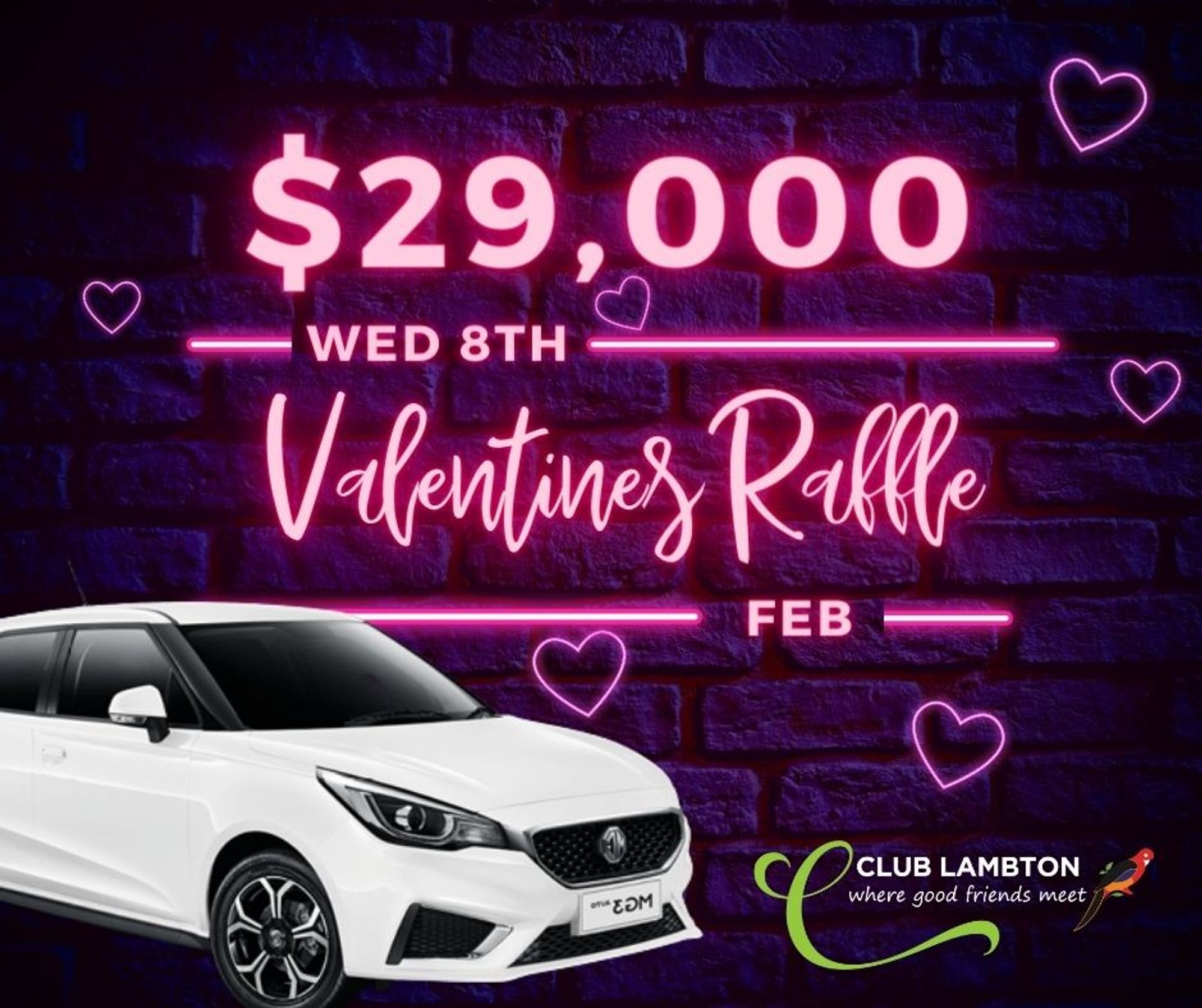 Mariners Car Raffle $29,000 Valentines Car Raffle