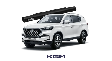 KGM Rexton 7 Seater & Sonos Arc Ultra Soundbar - Hero Image