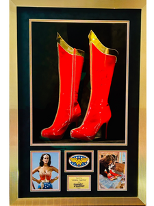 SIGNED WONDER WOMAN BOOTS - Hero Image