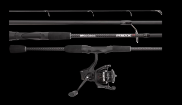 Abu Garcia MaxSX 6000 Rod and Reel Combo Paired with the Penn Reel Cover - Hero Image