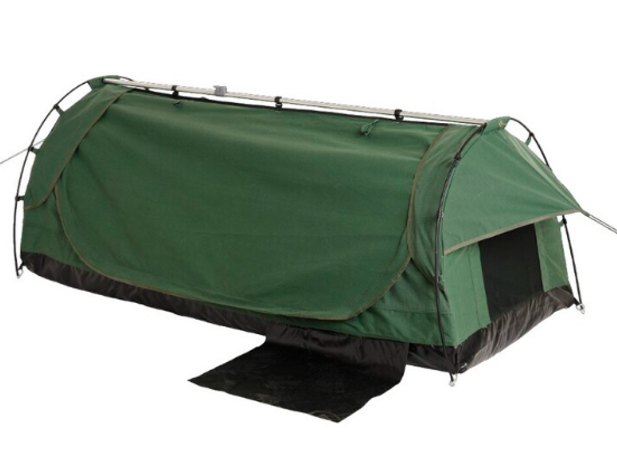 Dune 4WD King Titan Deluxe Single Swag Olive - Hero image
