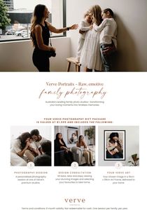 Verve Family Portrait Package - Hero Image