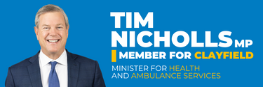 Tim Nicholls Member for Clayfield - Logo