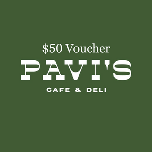 $50 Pavi's Cafe & Deli Voucher - Hero Image