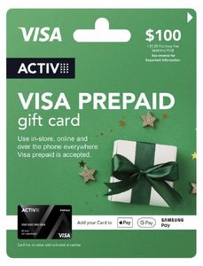 $100 Visa Prepaid Gift Card - Hero Image