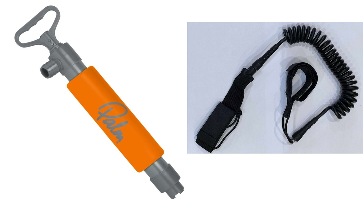 Stellar Paddle Leash and Palm Kayak Bilge Pump - Hero image