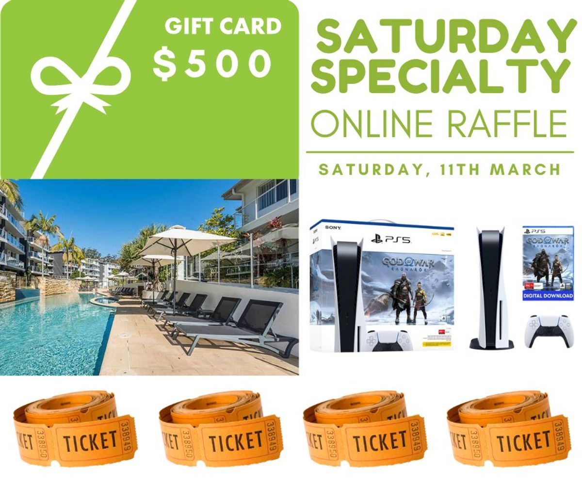 Saturday Specialty Online Raffle