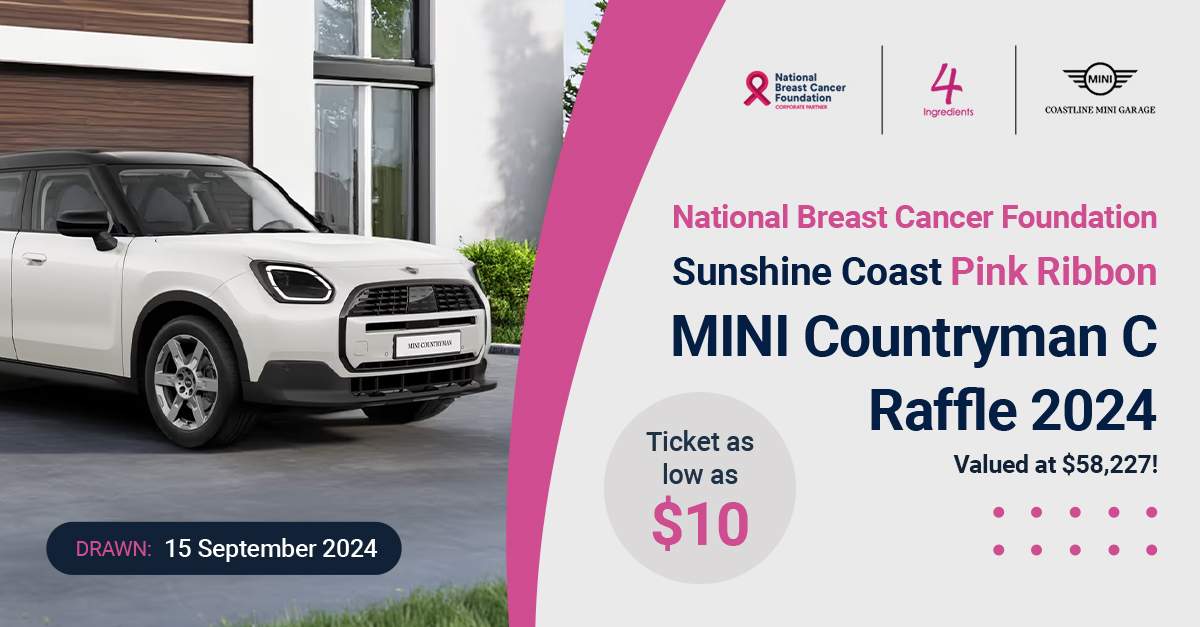 2024 Sunshine Coast Pink Ribbon MINI Countryman C Raffle