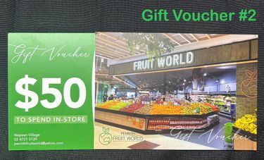 Fruit World Gift Voucher - Hero Image