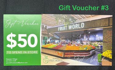 Fruit World Gift Voucher - Hero Image