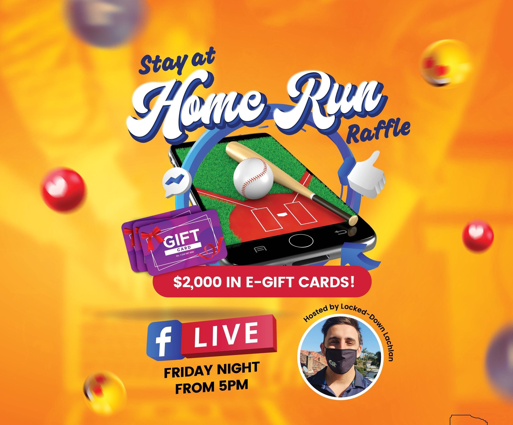 $2,000.00 FRIDAY HOME RUN RAFFLE