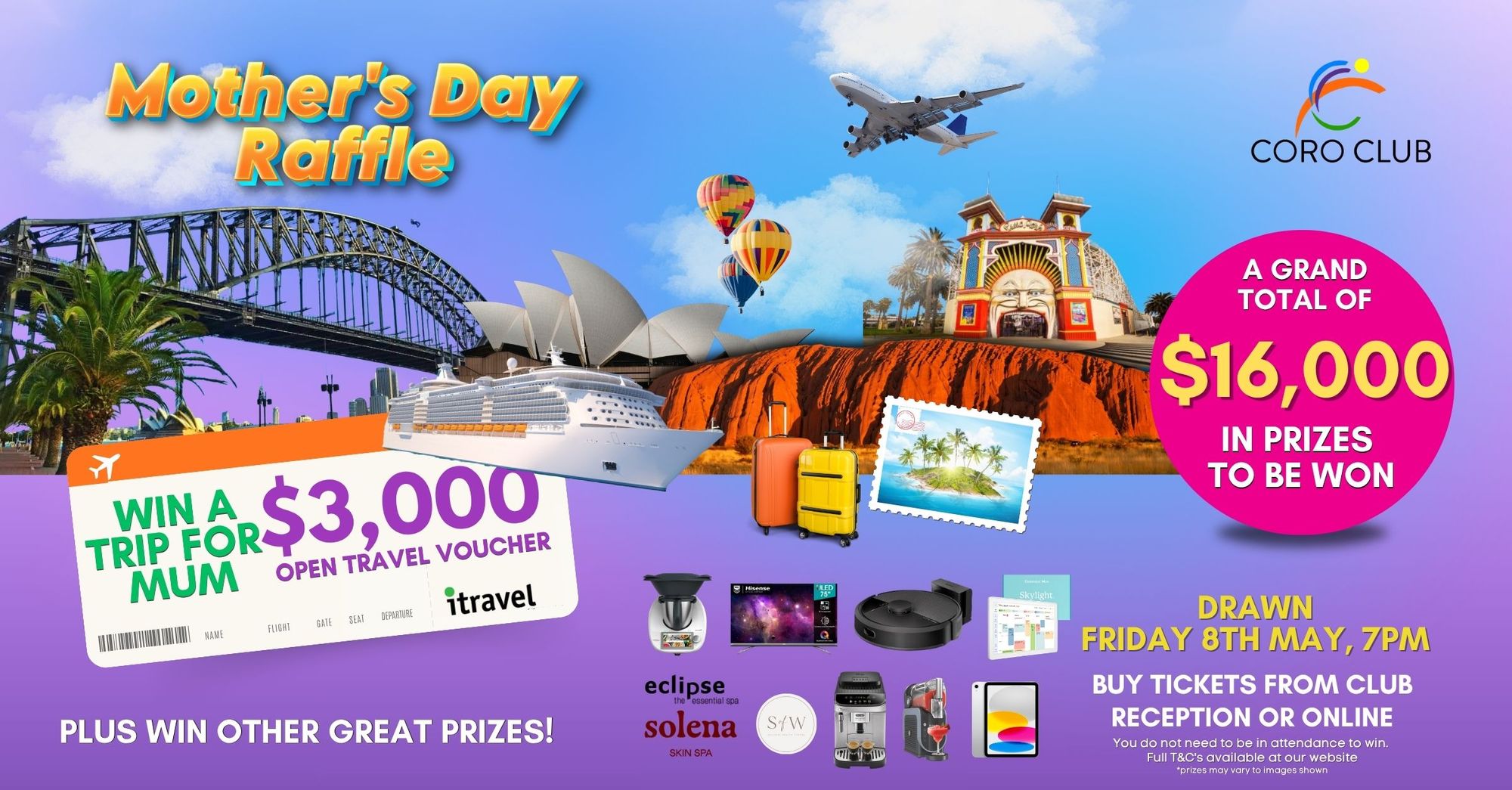 May Raffle RaffleTix | Mother's Day Raffle 8th May 2026