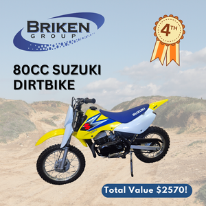 Suzuki 80cc Motorbike - Hero Image