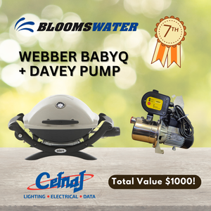 Webber BabyQ + Davey Pump - Hero Image