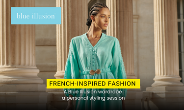 A Blue Illusion wardrobe and personal styling session - Hero Image