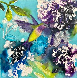 Deb Todkill Hummingbird Painting - Hero Image