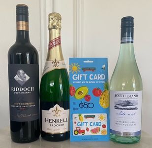 Celebration Hamper with Red/White/Sparkling Wines & $50 Harris Farm Gift Card - Hero Image