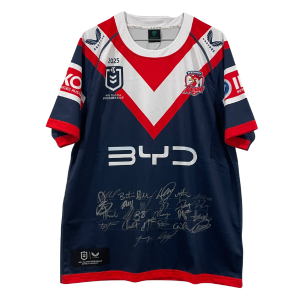 2025 Signed Sydney Roosters Jersey - Hero Image