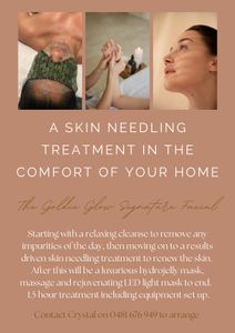 The Golden Glow Signature Facial - Skin Needling Treatment - Hero Image