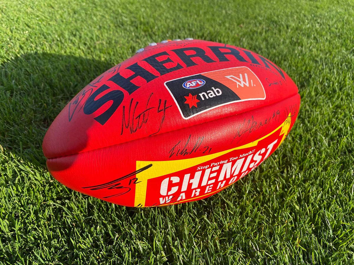 2021 Team Signed AFLW Ball - Image 1