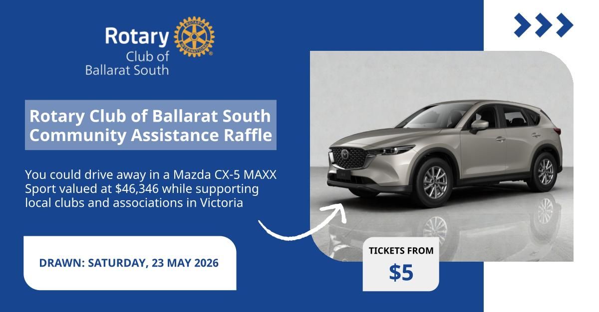 RaffleTix | Rotary Club of Ballarat South Community Assistance Raffle