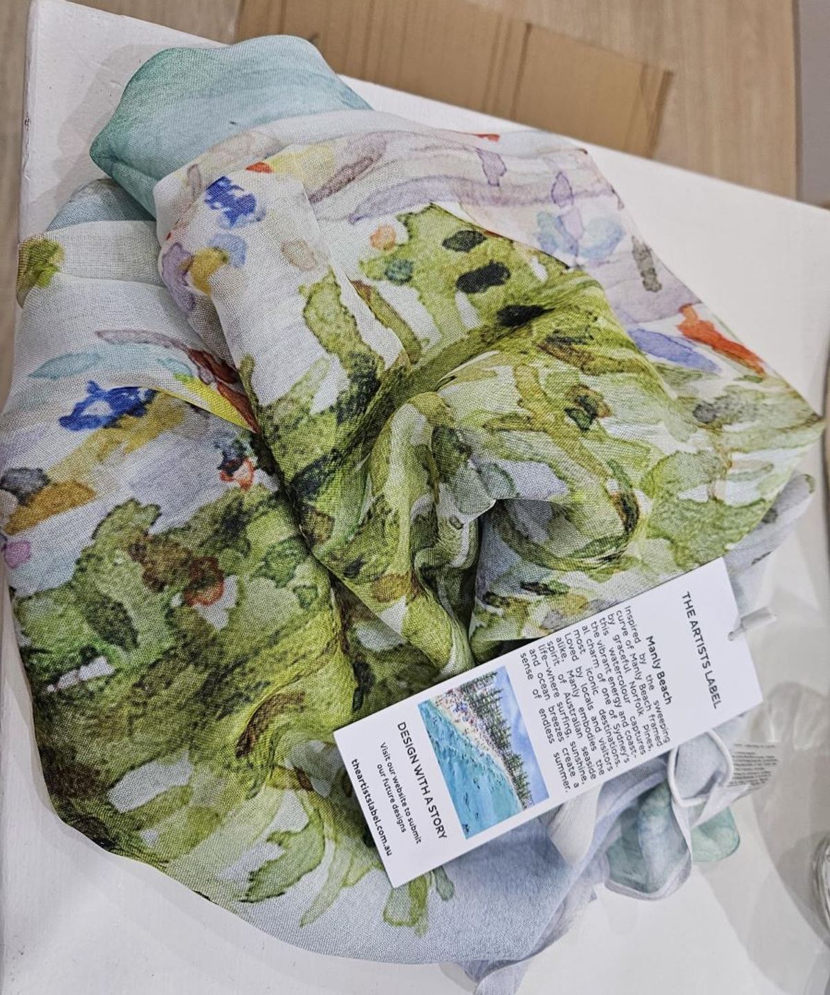 The Artists Label Scarf - Hero image