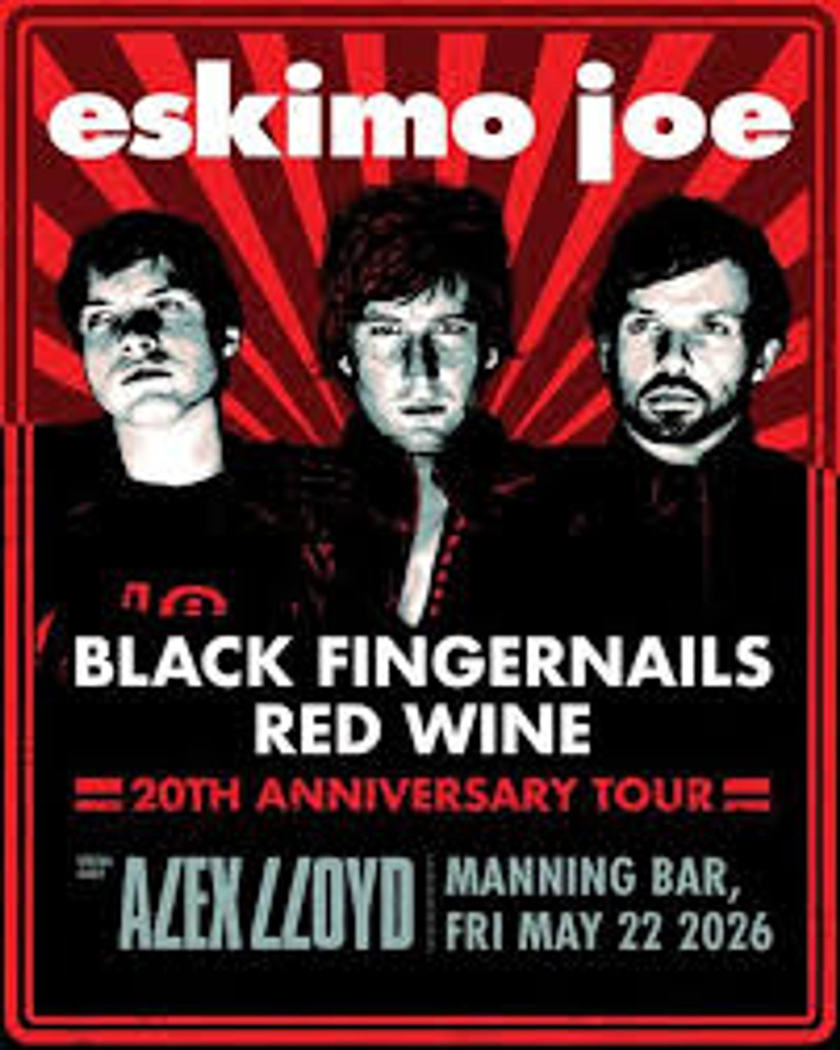2 x Tickets to Eskimo Joe in Sydney - Hero image