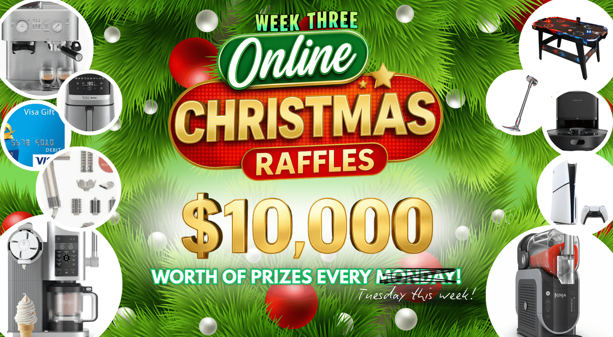 RaffleTix | Weston Christmas Raffle Week 3 - $10K Prizes up for grabs!