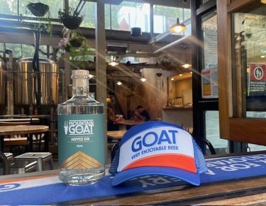 Mountain Goat Hopped Gin & Trucker's Cap - Hero Image