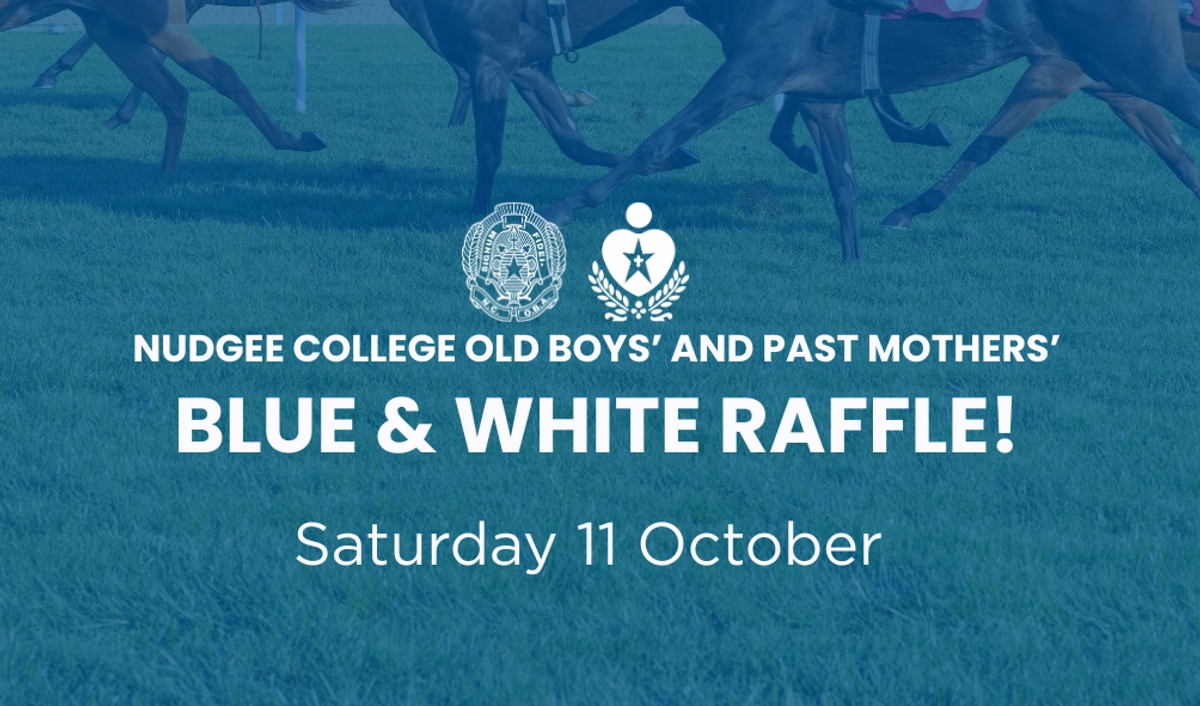 RaffleTix | Blue and White Race Day Raffle 2025