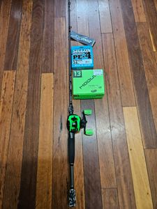 Modus baitcaster/Samaki rod combo and braid - Hero Image