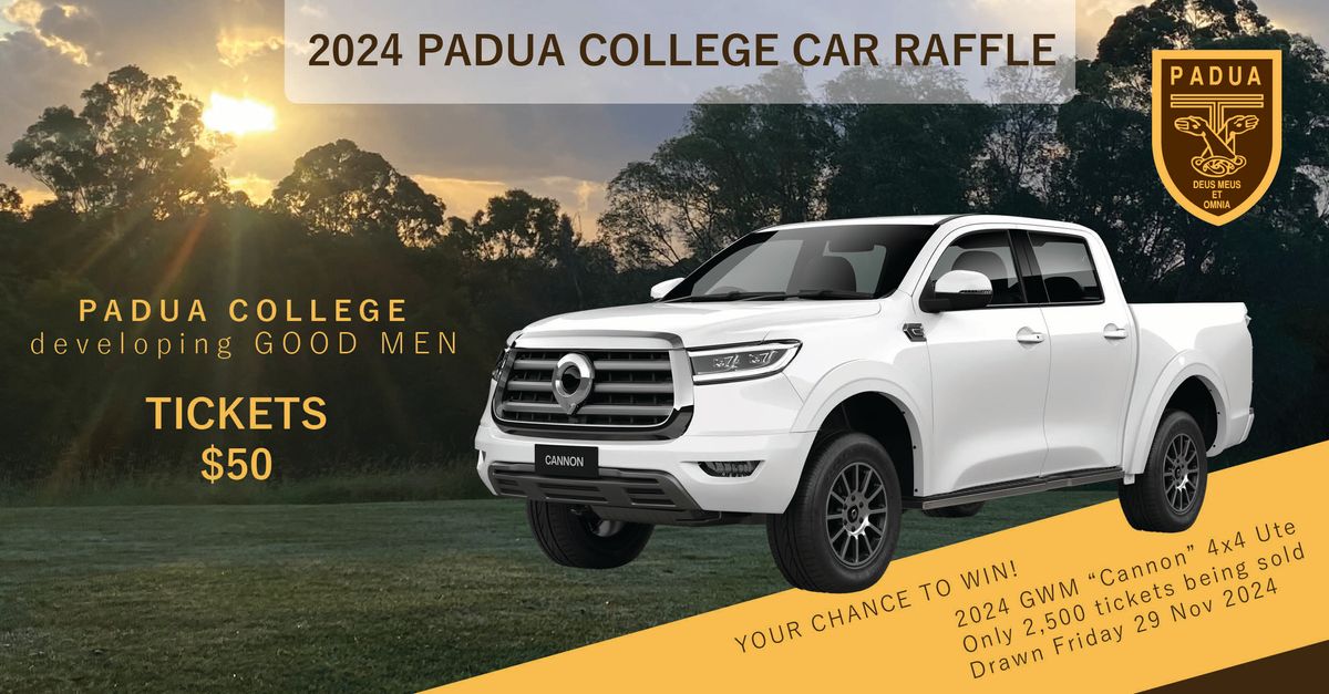 2024 Padua College Car Raffle