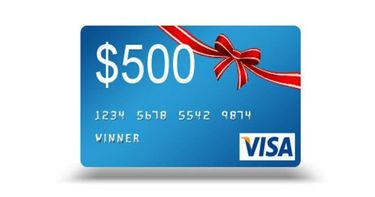 $500 Visa Gift Card - Hero Image