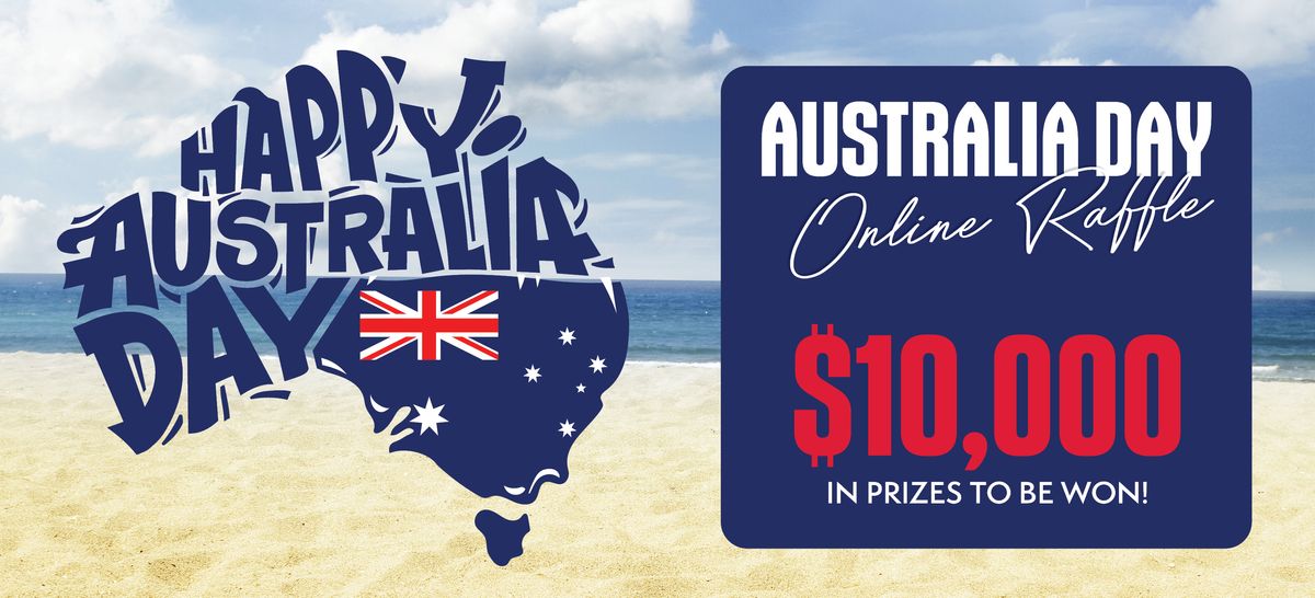 Australian Raffle RaffleTix | Wyong Rugby League Club, Australia Day ONLINE RAFFLE 25.1.2026