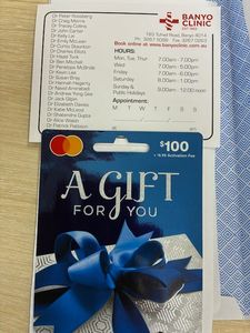 $100 MasterCard Giftcard - Banyo Clinic - Hero Image