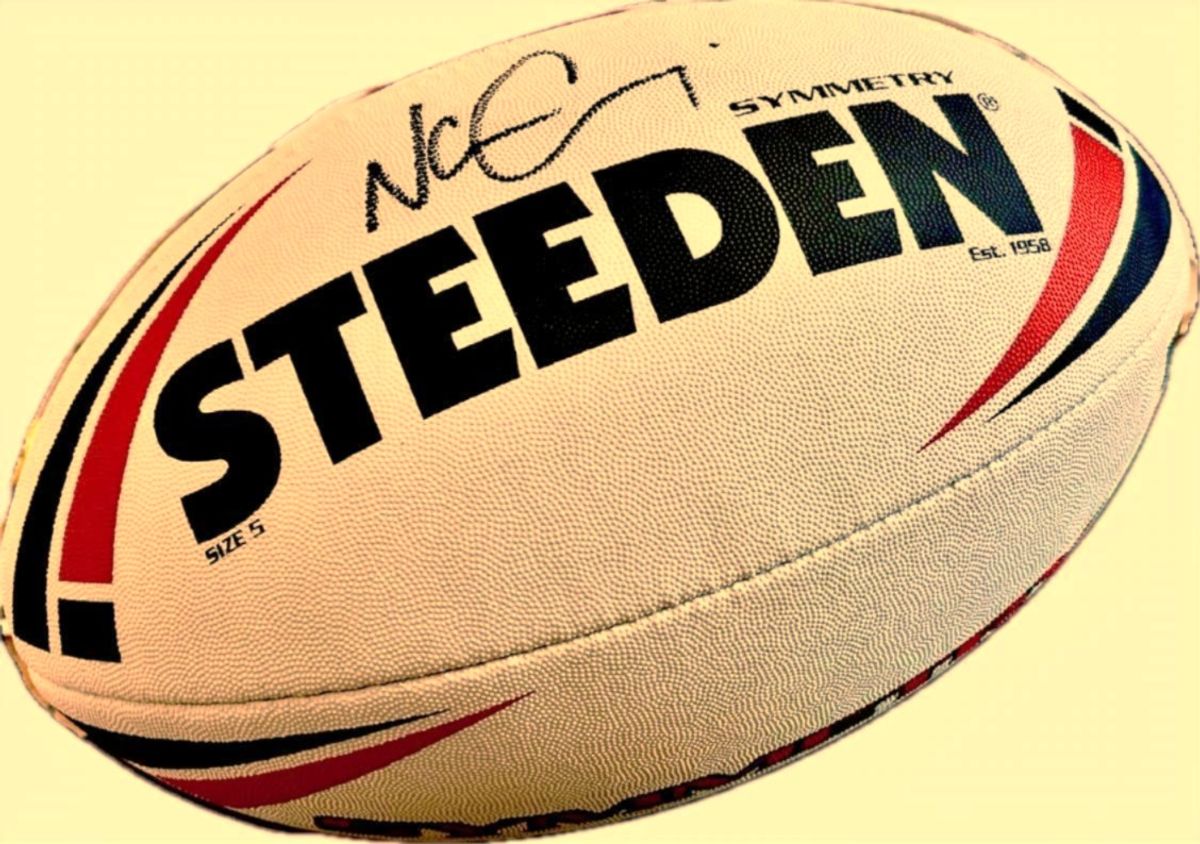 RaffleTix | NATHAN CLEARY hand signed Steeden ball